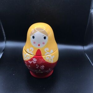 Ceramic Russian Nesting Doll Measuring Cups World Market 6 Inches
